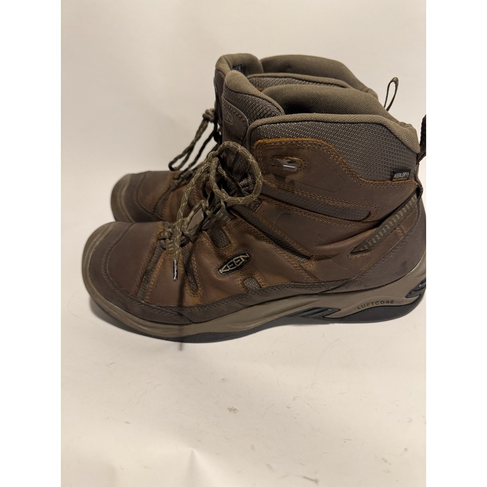 Keen Mid-Cut Circadia WP Men's Brown Leather Hiking Boots 1026769 US 14